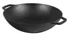 Pyrolux Pyrocast Cast Iron Wok - 37cm black