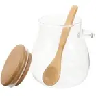 Tea Food Jar with Spoon Container Coffee Storage Canister Convenient