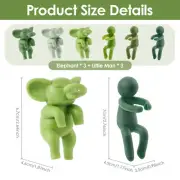 6Pcs Plants Propagation Holder Decorative Elephant Plants Propagation qrnuw·