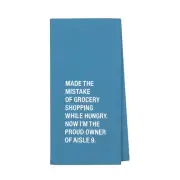 AISLE 9....Kitchen, Tea Towel by About Face Designs 26.5in x 19in.