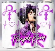 Prince Purple Rain Classic 80's Design 20 oz Skinny Tumbler