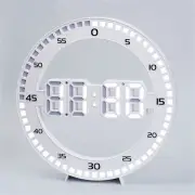 Large Display Silent Digital LED Wall Clock Perfect for Home Living Room