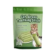 6/12/18pcs Cat Grass Teeth Grinding Stick Pet Snacks Hairball Removal Mild Hair Row Ready To Eat Cat Baby Cat Teeth Cleaning Sticks 6pc