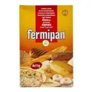 4 x 11g Fermipan Instant Yeast Ragi Saccharomyces Cerevisiae Baking Bread Bakery