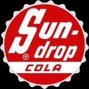 Sun-Drop Cola Bottle Cap Theme NEW Sign 40" Diameter Diecut USA STEEL