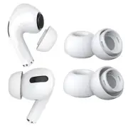 2 Pairs Replacement Earbud Tips for AirPods Pro - Silicone Tips 1xM, 1xL - White