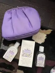 Crabtree Evelyn London Vintage Lavender Essential Purse New