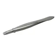 Professional Eyebrow Tweezers Stainless Steel Hair Beauty Flat Tweezers Plucker