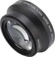 LICAEVEY 67mm 0.43 X Wide Angle Lens with Macro, Multi Coated Protecting, 2 in 1 Extra Lens Attachment for Camera Photography