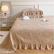 Quilt Set Full/Queen King 3 Pieces Lightweight Bedspread Microfiber Coverlet for All Season Quilted Bedding Sets for Summer(1 Quilt+2 Pillow Shams) (Color : Dd, Size : King 245x270cm-100x106)