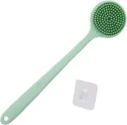 Silicone Body Scrubber, Long Handle Back Scrubber for Shower Brush, Exfoliating