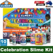 Elmer's Celebration Slime Kit 10 Count Assorted Magical Liquid Slime Activators