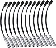 Gatuida 12pcs Spark Plug Wire Car Supplies Auto Spark Plug Wire Car Spark Plug Ignition Wire Auto Supplies Auto Car Ignition Wire Ignition Wire for Car Spark Plug Wire for Car