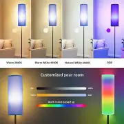Smart RGB Floor Lamp 16M Colors Bluetooth App Remote Control Adjustable