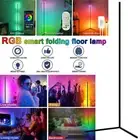 Corner Floor Lamp Modern Colour Minimalist RGB LED Standing Light Mood Lighting