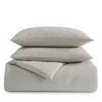 Vera Wang Puckered Textured 3 Piece Comforter Set, King