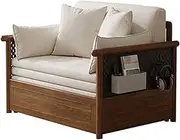 Sleeper Chair Modern Design Single Sofa Bed, Folding Sofa Bed, Portable Armchair Bed Chair Lounge Couch for Living Room, Bedroom Convertible