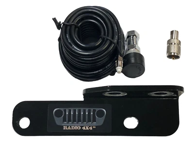 Jeep JL Wrangler CB Antenna Mounting Kit featuring Mopar® OLP Tailgate Bracket