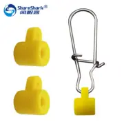 30Pcs Heavy Duty Fishing Lure Sinker Slide Finder Slider Duo Lock Snaps Connecto