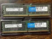 Crucial 32GB (2 x 16GB) DDR4 PC4-2133P-R RDIMM 1.2V Memory RAM