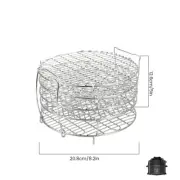 Dehydrator Stand 5-Layer 304 Stainless Steel Dehydrator Rack Compatible beOvj