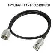 RG58 Cable UHF MALE PL259 to SO239 UHF FEMALE Lot RF Coax HAM CB VHF Antenna