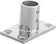 NOLITOY Deck Mounting Bracket Sunshade Handrail Base Marine Rail Anchor Bracket for Boat Handrail Fitting Tube Base Yacht Accessory