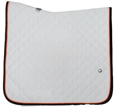 Ogilvy Dressage Pony Baby Pad - White/Orange/Black