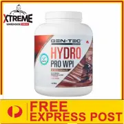 GEN TEC HYDRO PRO WHEY PROTEIN ISOLATE 1.8KG//ON R1 WPI LEAN POWDER EXPRESS