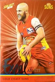 2016 AFL Select FOOTY STARS - EXCEL Parallel Team Set - GOLD COAST SUNS