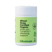 Lifestream Wheat Grass Certified Organic 120vc | 120Vc