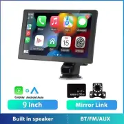 9'' Car Mirror Carplay auto Android Touch Screen Car Multimedia Player GPS Media
