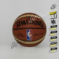 在飛比找蝦皮購物優惠-斯伯丁皮革籃球球 7 碼籃球 SPALDING NBA 籃球