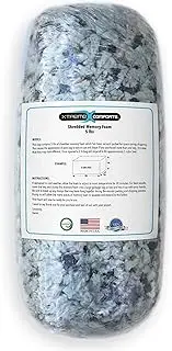 Xtreme Comforts 5 LBS Bean Bag Filler w/Shredded Memory Foam - Pillow Stuffing Material for Couch Pillows, Cushions, Bean Bag Refill Filling, & More Poly Fil/Polyfill Stuffing Needs (5 Pounds)