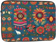 Mexican Folk Art Boho Laptop Case, Computer Case Laptop Gifts for Men Women for Travel Abroad