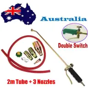 Weed Torch Burner Kit Shrub Weed Grass Killer Butane Gas Garden Tools Nozzl Hose