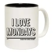 Love Mondays Snoe Mug Cup