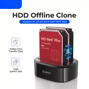 Dual Bay HDD Docking Station with Offline Clone SATA To USB 3.0HDD Clone Station