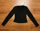 Velanche Blouse Womens S Black Long Sleeve Sweetheart Top Witchy Whimsy Goth Alt