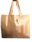 Jimmy Choo Parfums gold Tote Shiny Shoulder Bag Handbag New