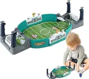 Football Table Game - Table Soccer Game, Desktop Football Game Set | Safe Material Indoor Game Room Interactive Soccer Night Game, Wonderful Present Fun Tabletop Foosball Game for Kids Girls Boys