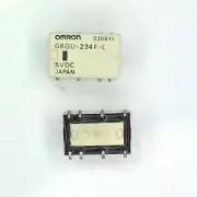 OMRON 5VDC RELAY DPDT 1A G6GU-234F-L-DC5 G6G-234F-L Surface Mount