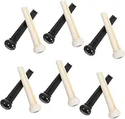 GREENADSCAPE 12pcs Acoustic Guitar Bridge Pins Set Durable Guitar Tuning Pegs for Enhanced Stability and Appearance Complete Kit Pins Easy Installation