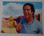 Chevy Chase NATIONAL LAMPOONS HOLIDAY VACATION GRIZWALS Hand signed photo W/COA