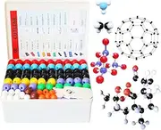 LINKTOR Chemistry Molecular Model Kit (444 Pieces), Student or Teacher Set for Organic and Inorganic Chemistry Learning, Motivate Enthusiasm for Learning and Raising Space Imagination, A Fullerene Set