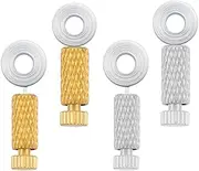 jojofuny 4pcs Leather Positioning Needles: Located Needles for DIY Craft - Locking Pins for Hand Sewing Stitching, Fixing Leather