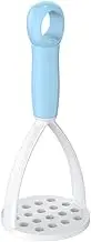 Pressed Mashed Potato Masher Vegetable Juice Maker Baby Food Tool Potatoes Manual Crusher Smooth Restaurant Home Accessory, Blue