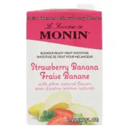 Monin 46 fl. oz. Strawberry Banana Fruit Smoothie Mix ?544SMOEG207B