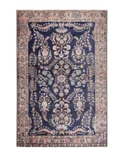 Obeetee Bergen Floral Easy Care Polyester Rug