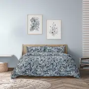 Ardor Boudoir Eadie Teal Quilt Cover Set